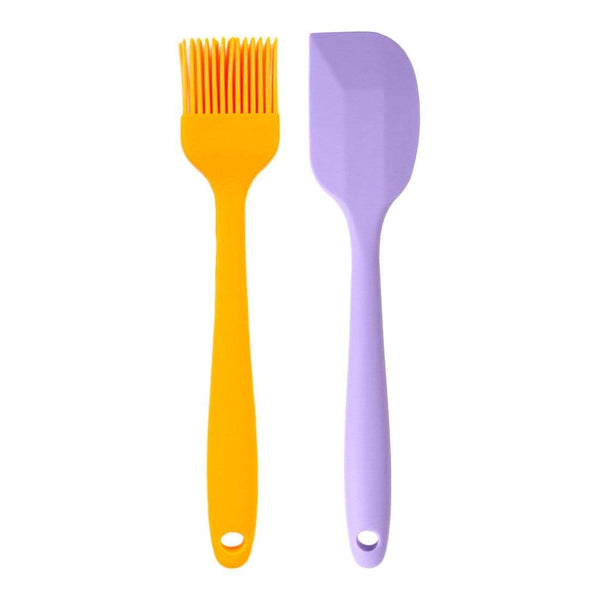 AussieSuperStore Homeware Supplies Sugar-Craft Silicone Brush & Spatula Set Sugar-Craft Silicone Brush & Spatula Set | Bakeware Supplies CBSILIBAKE2PCSET